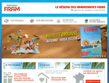 Tablet Screenshot of ambassade-fram.com